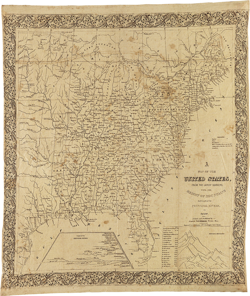 TUTTLE, JOSEPH W. A Map of the United States, from the latest surveys.